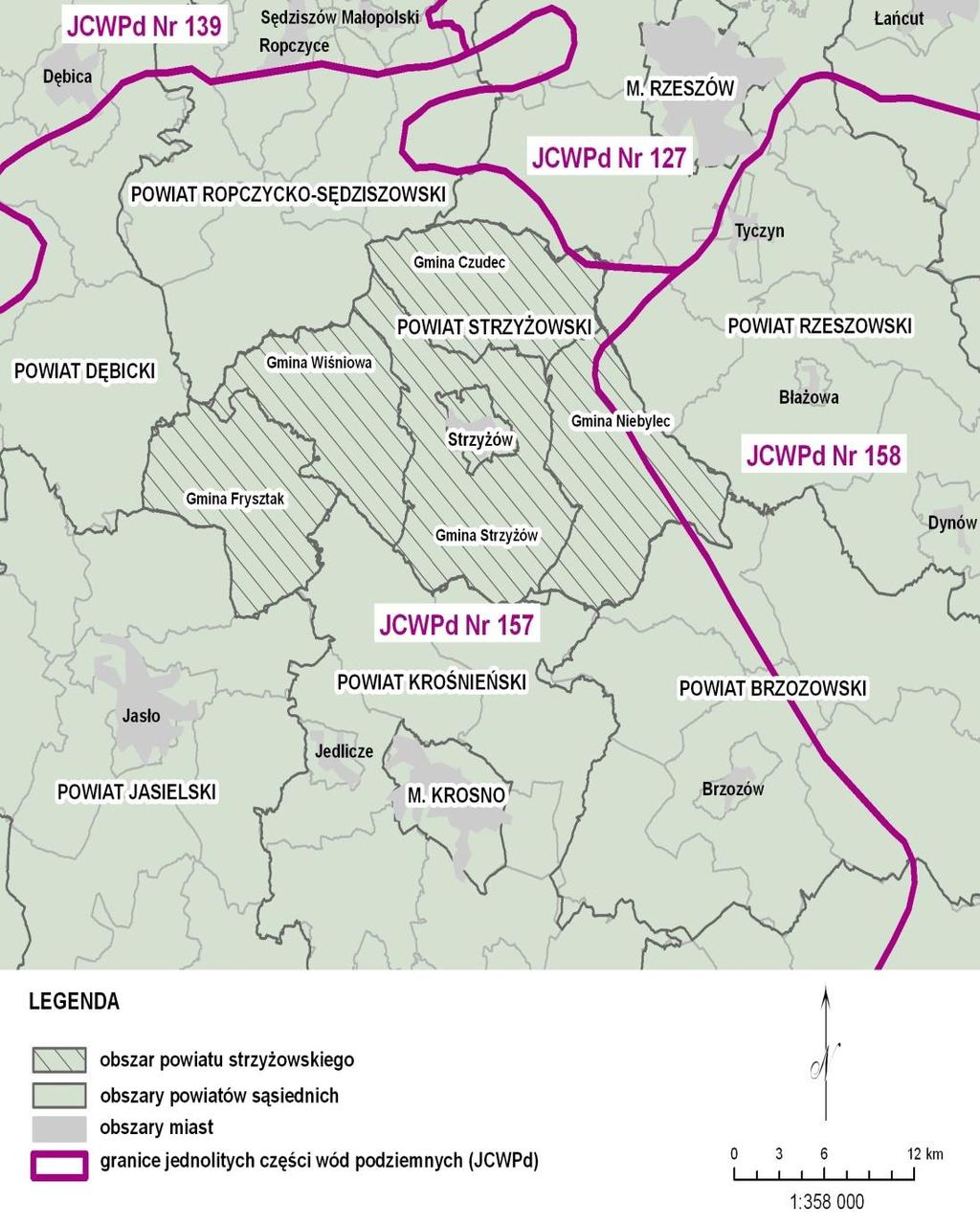 MONITORING WÓD PODZIEMNYCH STAN CHEMICZNY WÓD PODZIEMNYCH W POWIECIE STRZYŻOWSKIM W 21 ROKU Analiza wyników badań przeprowadzonych w 21 r.