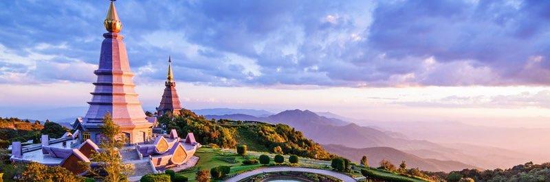 10.11 DOI INTHANON najwyższa góra Tajlandii 2565 mnpm Przejazd (dwie godziny) do Parku Narodowego Doi Inthanon. Dwu-godzinny trekking po ścieżkach Parku.