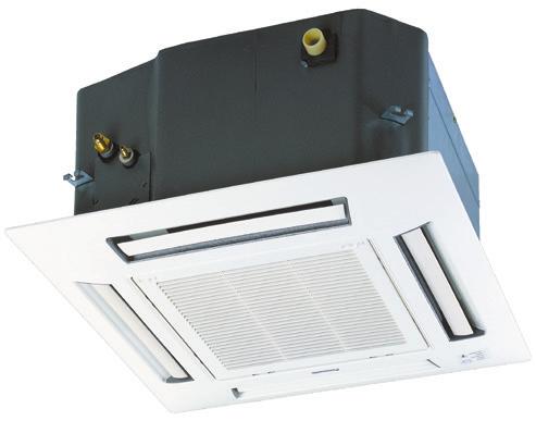 Zestawy 1x1 4-kierunkowe kasetonowe 60x60 Inverter CZYNNIK CZ-BT20EW Panel w kolorze RAL9010 do jednostek 4-kierunkowych kasetonowych 60x60.