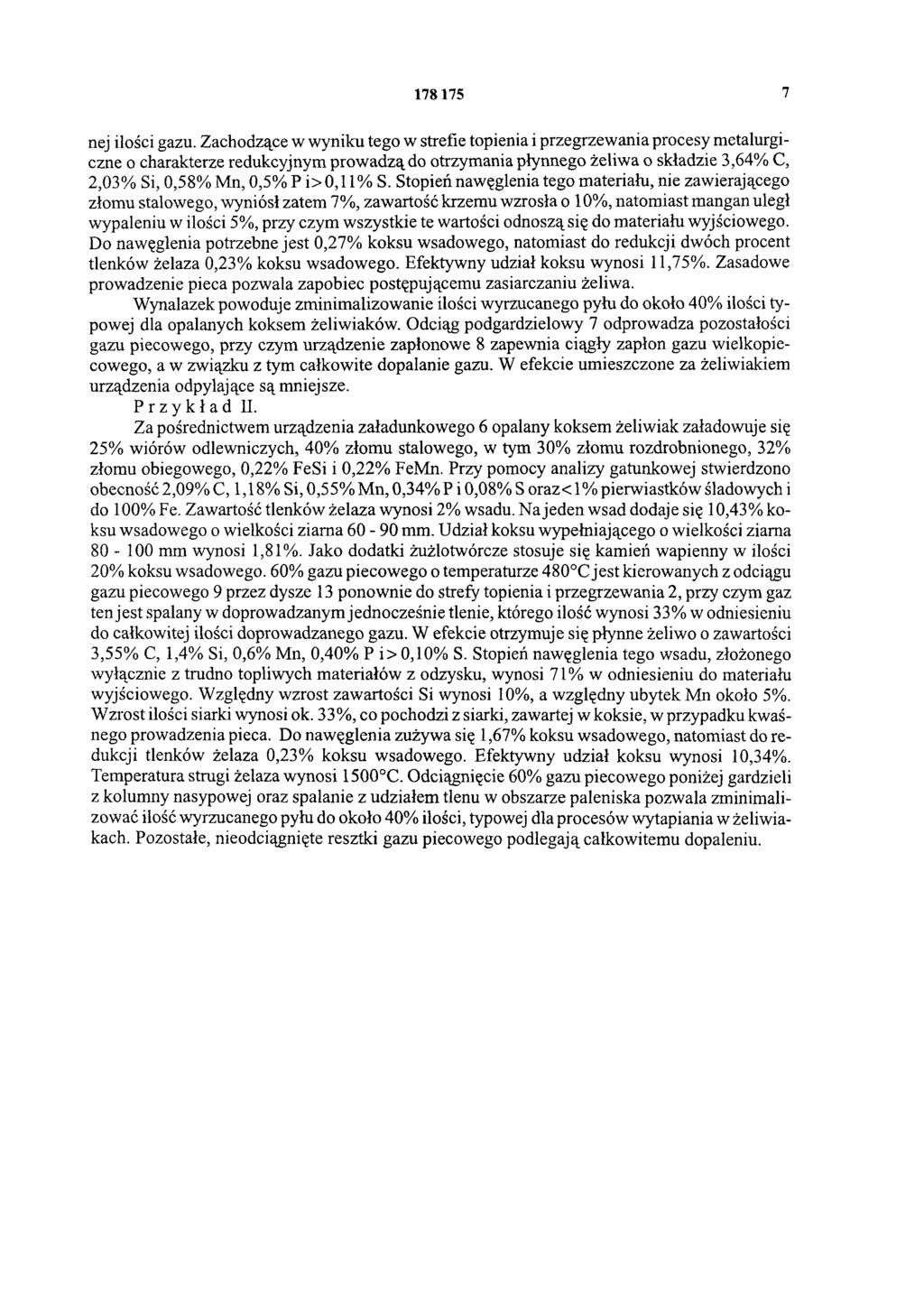 178 175 7 nej ilości gazu.