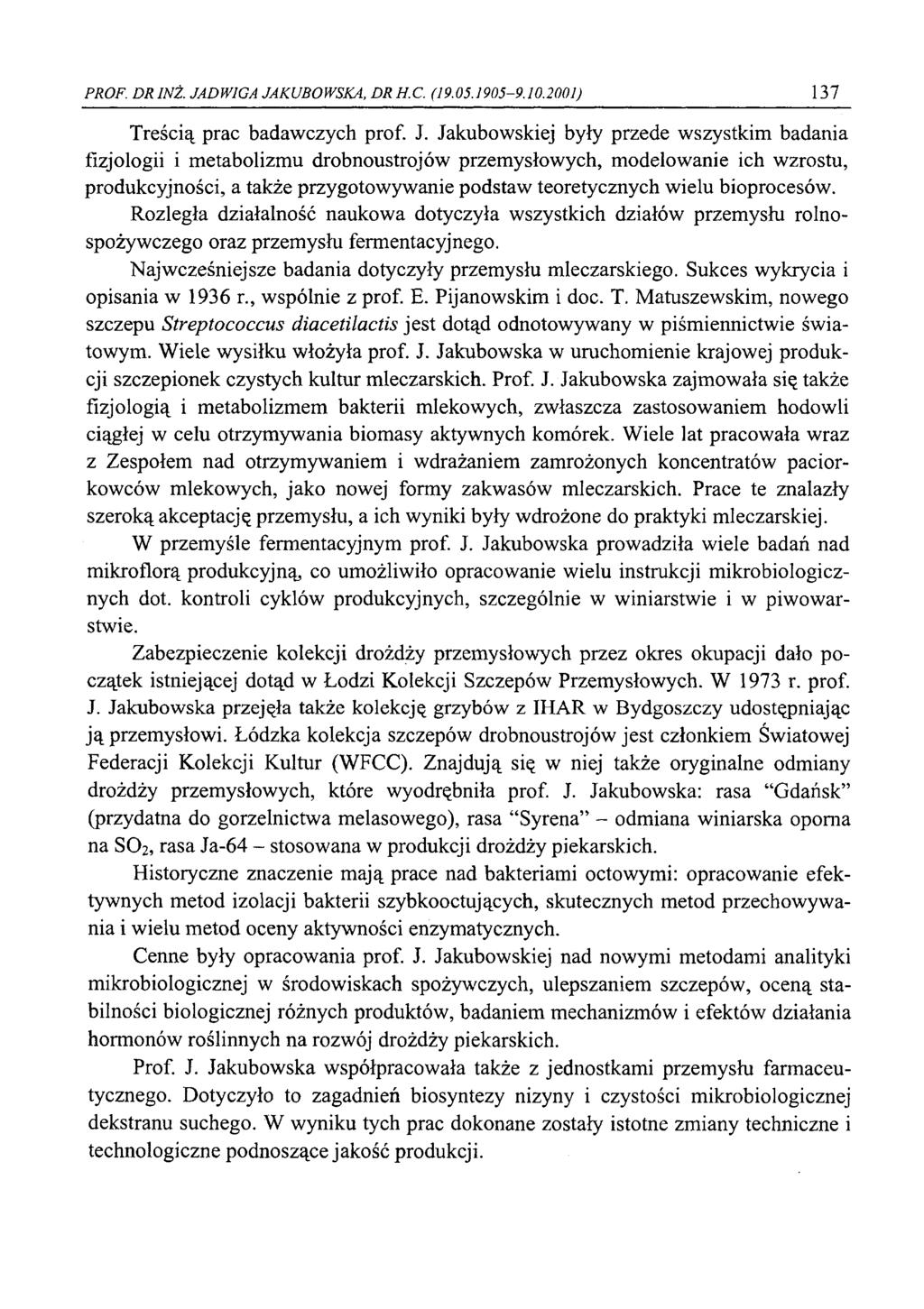PROF. DR INŻ. JA