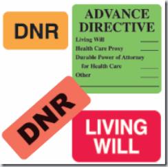 Kontrowersje związane z przedterminowymi poleceniami (Advance directives) Living will (wola życia) jaki rodzaj postępowania lub jakie zabiegi podtrzymujące życie chory sobie życzy w
