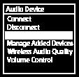 Gdy liniowy rejestrator dźwięku PCM jest połączony z innym urządzeniem audio Bluetooth, [Disconnect Connected Audio Device. Continue?] pojawi się na wyświetlaczu. Wybierz [Yes.