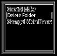 Usuwanie folderu Możesz wybrać i usunąć folder. 1 Wybierz [ Music] lub [ Recorded Files] w menu HOME, po czym naciśnij. 2 Naciśnij lub, aby wybrać [Folders], po czym naciśnij.