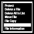 2 W trybie gotowości do odtwarzania wybierz [Change File Name] w menu OPTION, po czym naciśnij.