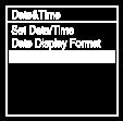 Wybór formatu wyświetlania zegara (Time Display) Dostępny jest format 12-godziny lub 24-godzinny. 1 Wybierz [ naciśnij.