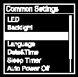 Włączanie i wyłączanie dźwięku przycisków (Beep) Dźwięki przycisków można włączyć lub wyłączyć. 1 Wybierz [ Settings] - [Common Settings] - [Beep] z menu HOME, po czym naciśnij.