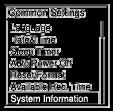 Sprawdzanie informacji o liniowym rejestratorze dźwięku PCM (System Information) Istnieje możliwość wyświetlenia