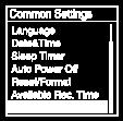wersji oprogramowania. 1 Wybierz [ Settings] - [Common Settings] - [System Information] z menu HOME, po czym naciśnij.