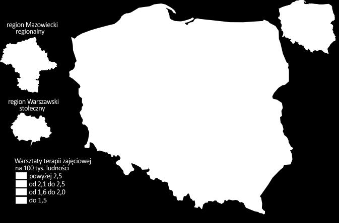 Kolejne 18,2% WTZ działało w ramach jednostek samorządu terytorialnego i instytucji im podległych, a 4,3% prowadziły inne podmioty.