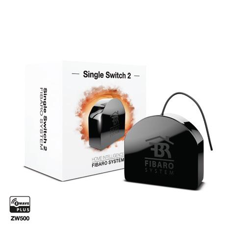 Single Switch 2 FIBARO Single Switch 2 to moduł umożliwiający zdalne sterowanie sprzętami działającymi na zasadzie włącz wyłącz, np.