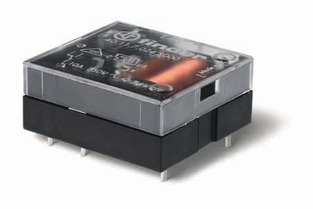 Miniaturowy przekaźnik do gniazd i PCB od 8 do 16 Przekaźnik do płytki drukowanej Typ.62-2 P 10 (raster 5 mm) - Cewki DC (650 mw lub 500 mw) - Zgodny z EN 60355-1 test rozżarzonego drutu Typ.