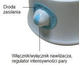 Uwaga! Każdorazowo przed rozpoczęciem nalewania wody do zbiornika należy wyłączyć urządzenie i wyciągnąć wtyczkę z kontaktu 1. Zdejmij zbiornik z podstawy urządzenia i obróć do góry dnem. 2.