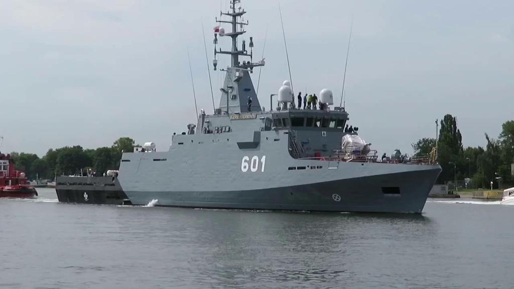 PROJEKTY KORMORAN II (konsorcjum) Niszczyciel min - Pierwotny projekt powstał w ówczesnej SMW - PGZ SW jest