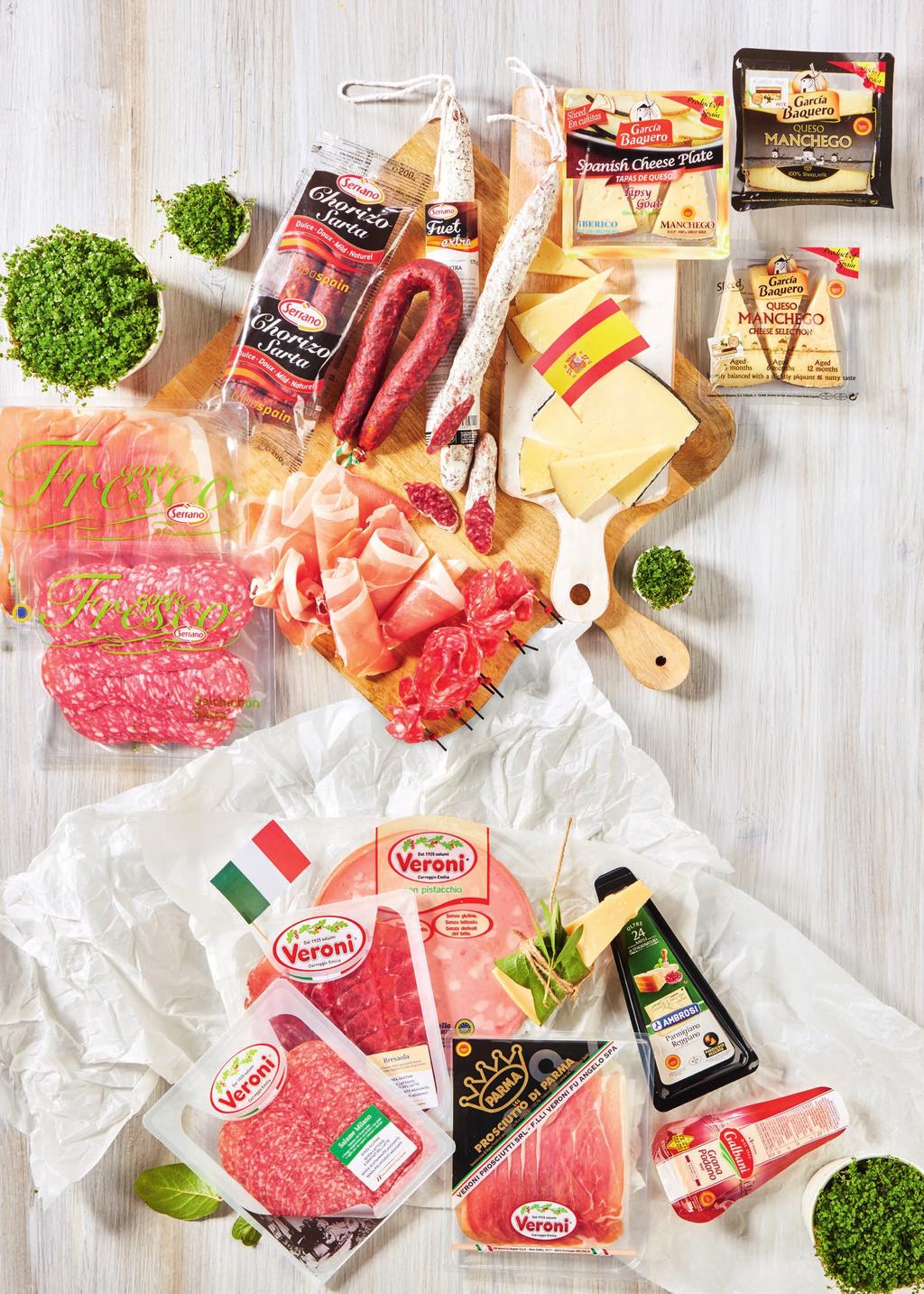 6 Wielkanocne DELIKATESY 1 5 2 7 3 4 5 Deska serów hiszpańskich opak. 150 g 13, (14,69 BRUTTO) 6 Ser Manchego opak. 150 g 14,69 (15,43 BRUTTO) 7 Deska serów Manchego opak.