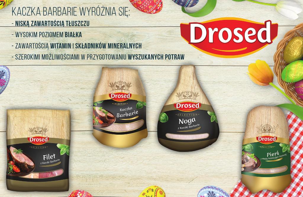 1,5 kg cena 1 kg 34,95 (36,70 BRUTTO) Kaczka Barbarie opak. od ok.