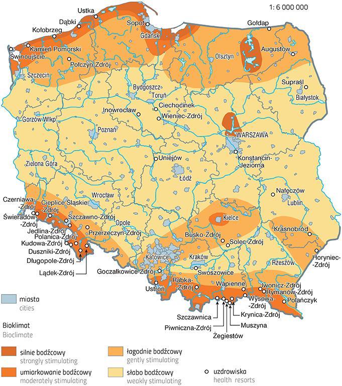 Rysunek 3 - Podział kraju na regiony