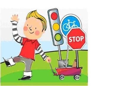 W drodze do przedszkola rozmawiajmy o mijanych znakach, sygnalizacji świetlnej, zasadach przechodzenia przez ulicę.
