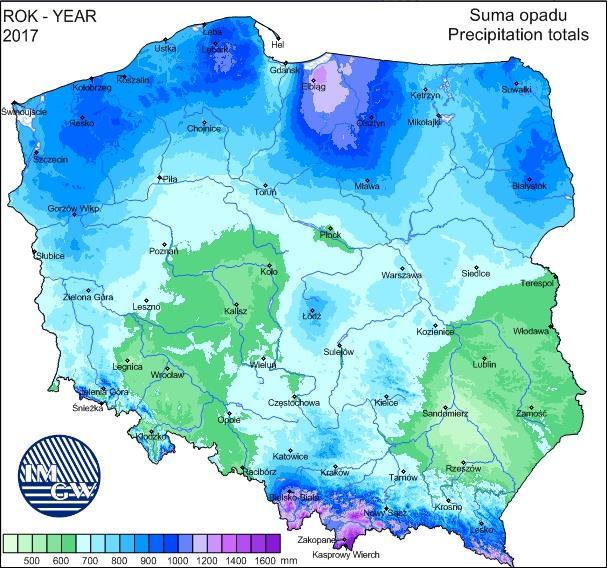 (źródło: IMGW) Częstość występowania poszczególnych kierunków wiatru, określona w procentach, dla okresów: roku, sezonu letniego i sezonu zimowego na stacjach meteorologicznych woj.