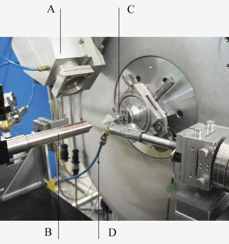 Zdjęcie dyfraktometru promieniowania synchrotronowego Linia ID-3 ESRF Grenoble