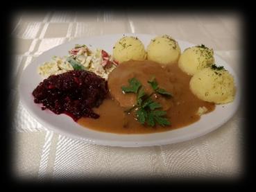 Placek po zbójnicku / Potato pancake with Hungarian