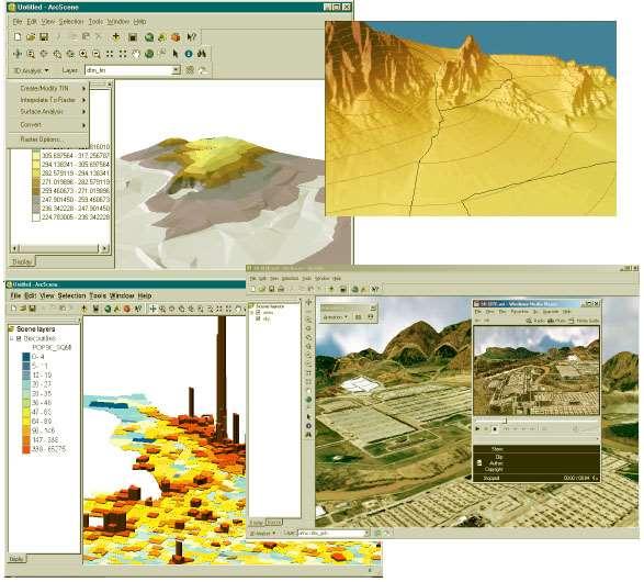 Opcjonalne rozszerzenia ArcGIS ArcGIS 3D Analyst Umożliwia tworzenie danych 3D, ich wizualizację i analizy.