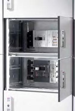Modułowe pole odpływowe Modułowe pola odpływowe stosuje się do instalacji obwodów elektrycznych w: rozdzielniach odgałęzieniach zasilania elektrycznego sterownicach, modułach instalacyjnych