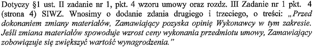 Pytanie nr 3 Zamawiający w punkcie VIII Warunki udziału w postępowaniu w punkcie 3.2.