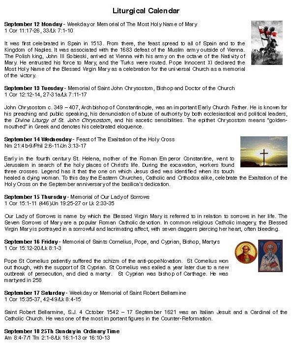 Twenty-Fourth Sunday in