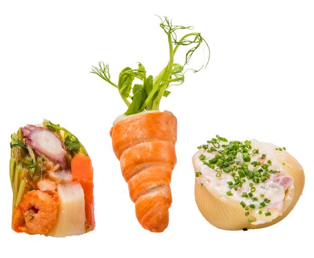 ..» Mini vol au vent z pieczarkami i kiełkami słonecznika...» Mini vol au vent z serkiem, szparagiem i roślinnym kawiorem...» Mini kanapeczka na tościku z serem pleśniowym i orzechem włoskim.