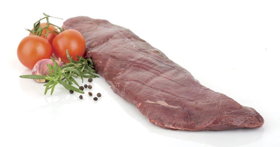 Specyficzny, głęboki smak uzyskuje dzięki diecie jeleni składającej się między innymi Comber z Jelenia b/k Red deer saddle boneless ca,-kg ca 0 kg lata / do dni h 0- C / -8 C Comber z Jelenia b/k