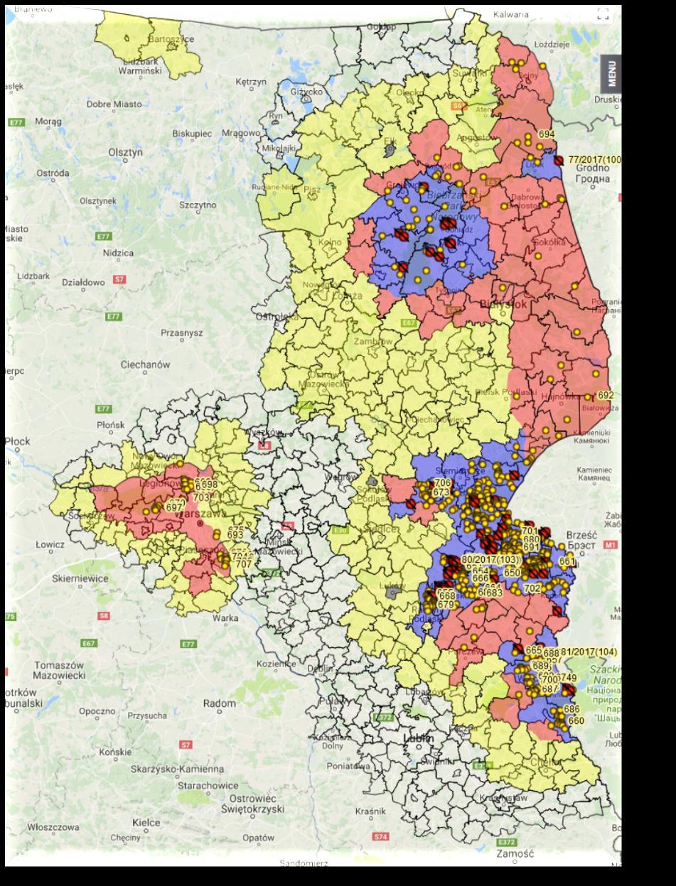 AFRYKAŃSKI POMÓR ŚWIŃ Decyzja wykonawcza Komisji (UE) 2017/2267 z dnia 7 grudnia 2017 r.