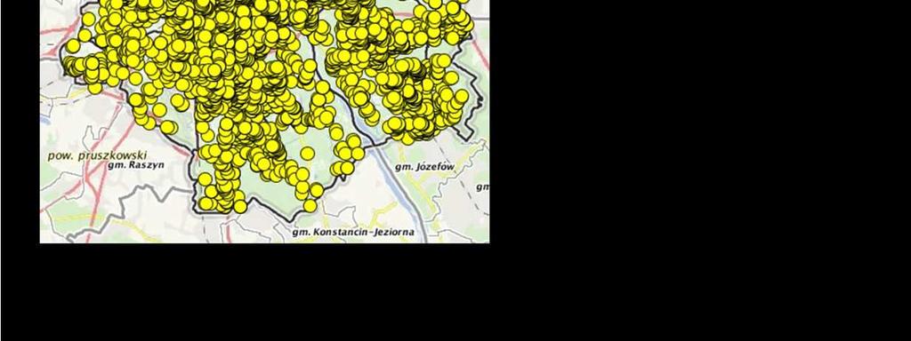 Podczas tworzenia map miasto podjęło stałą współpracę ze strażą pożarną i informacje o interwencjach w kolejnych latach będą sukcesywnie uzupełniane. Jednak już obecnie zestawiono ponad 32 tys.