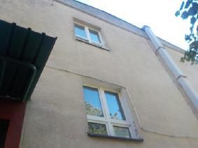 Ściana szczytowa sali gimnastycznej