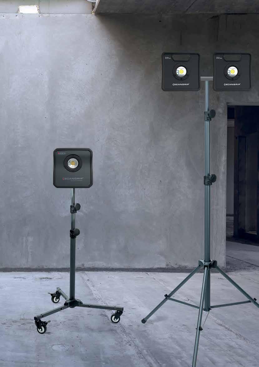 STATYWY i UCHWYTY // Do bezpośredniego montażu lamp roboczych NOVA i STAR bez dodatkowego uchwytu.