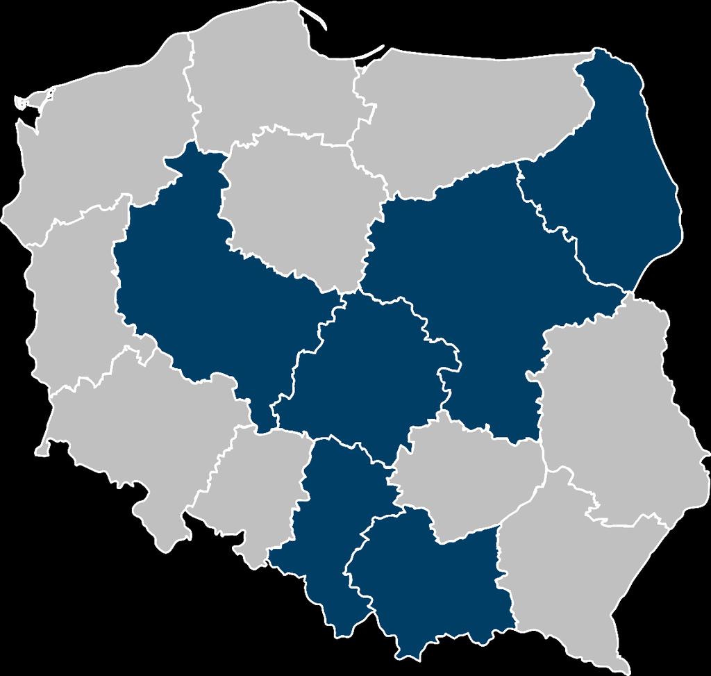 24 GRI 102-3 4.5 Lokalizacja działalności Głowna siedziba spółki zlokalizowana jest w Bielsku Podlaskim. Ponadto spółka posiada biura również w Warszawie, Białymstoku, Łomży, Mińsku i Lwowie.