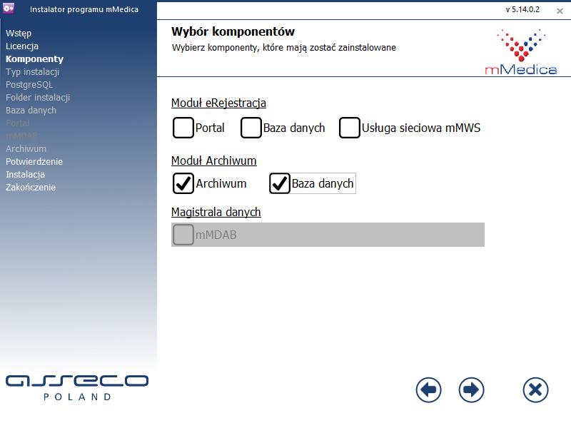 2. Architektura oraz wymagania 20 3. Wybrać komponenty, które maja zostać zainstalowane. Rysunek 20: Wybór komponentów do instalacji 4.