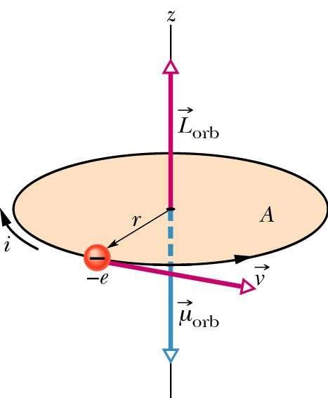 Źródłem magnetyzmu substancji są atomowe momenty magnetyczne Elektron