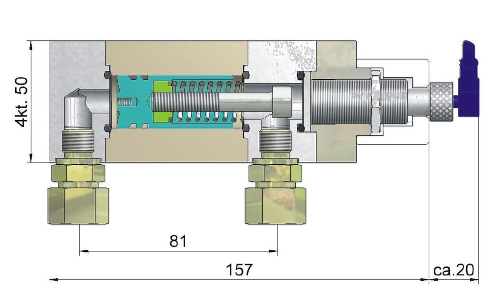 Wskaźnik położenia GS04 Wskaźnik służy do kontroli i nadzoru elektronicznego nad położeniem zaworu bezpieczeństwa G42 w pomieszczeniach zagrożonych wybuchem w strefie 1.