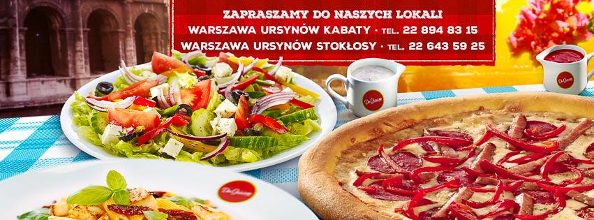 PIZZA DA GRASSO Pizzeria Stokłosy - ul. Beli Bartóka 1 tel. (22) 643 59 25 Pizzeria Kabaty - al. KEN 26 lokal 7 tel.