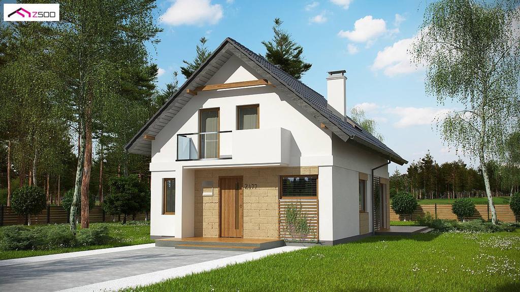 Oferta budowy domu jednorodzinnego Technologia prefabrykowana keramzytobetonowa Według projektu pracowni Z500 Z177+ Projekt budynku w cenie przy wyborze całego zakresu prac!