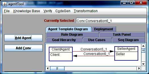 Diagram agentów z przydziałem ról systemu jako element projektu Diagram agentów z