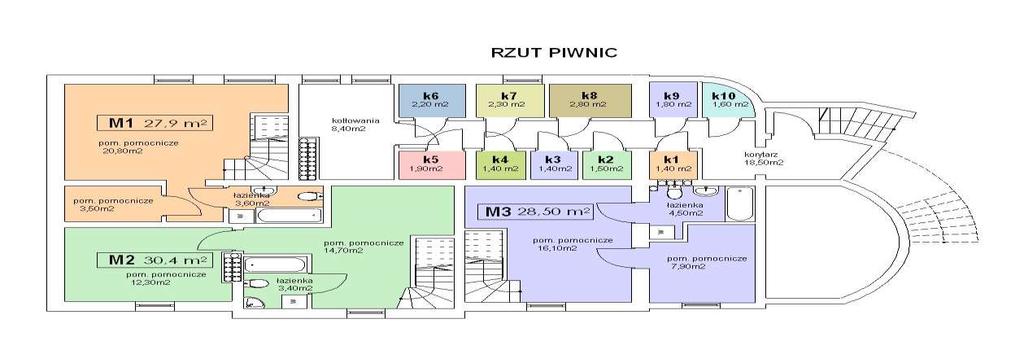 Pomieszczenia przynależne Do lokalu mogą przynależeć części składowe: inne pomieszczenia nawet gdy bezpośrednio doń nie przylegają lub znajdują się w innym budynku Mogą to być strychy, piwnice,