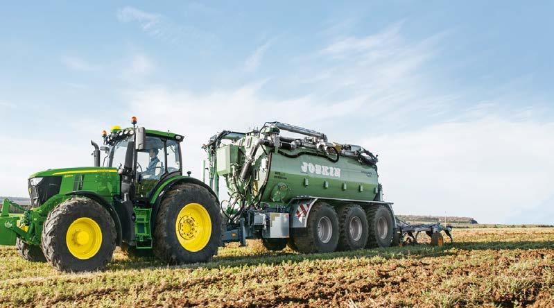 47 JOHN DEERE MANURE SENSING SKŁADNIKI ODŻYWCZE DLA TWOJEJ FIRMY Gnojowica jest nawozem o wysokiej jakości, ale bardzo niejednorodnym.