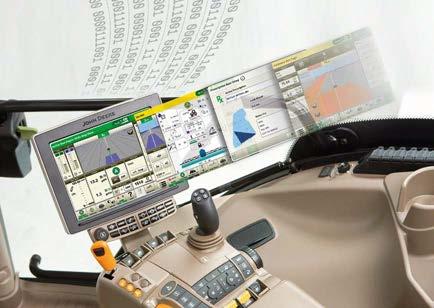 Pozwala również na spójną wymianę informacji z dealerem John Deere, kontrahentami lub innymi zaufanymi partnerami. INTELIGENTNA PRACA. MNIEJSZY WYSIŁEK.