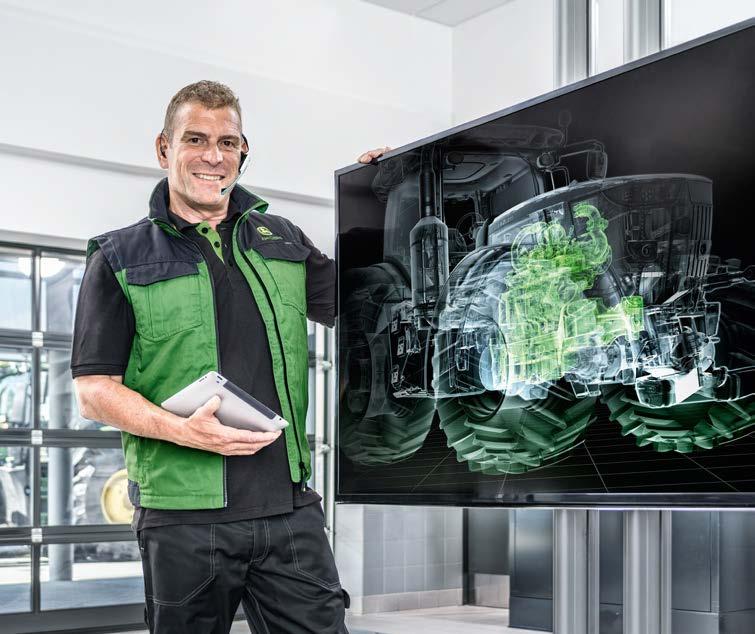 51 USŁUGI FARMSIGHT SERVICE MAKSYMALIZACJA BEZAWARYJNEGO CZASU PRACY W trakcie sezonu polegasz na swoim ciągniku w każdej sekundzie. Jest to możliwe dzięki pakietom usług FarmSight Service.