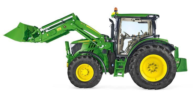 7 7 MOCNY UKŁAD HYDRAULICZNY Do sześciu tylnych zaworów hydrauliki zewnętrznej (SCV) i natężenie przepływu hydraulicznego 160 l/min. MASZ ROBOTĘ DLA ŁADOWACZA PRZEDNIEGO?