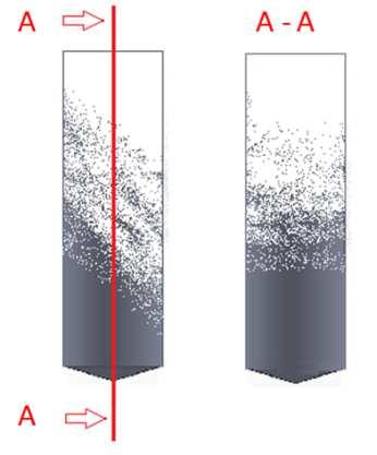 176 J. Zygmuntowicz, D. Zielant, P. Suchecki, K. Konopka, W. Kaszuwara tion between the solid phase in the slurry (50 vol.% or 55 vol.