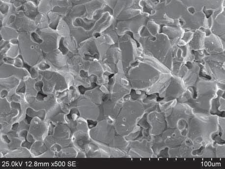 S. SERKOWSKI, J. KOROL Rys. 8. Zmiany porowato ci otwartej i zamkni tej w funkcji temperatury. Fig. 8. Changes of open and closed porosity as a function of sintering temperature.