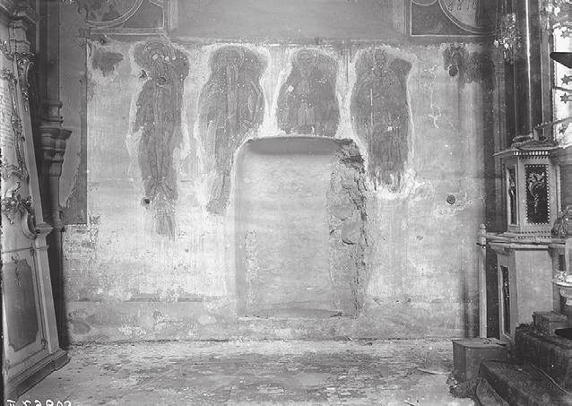 Filar południowy, stan z 1945, fragment fotografii, rep. za.: L.